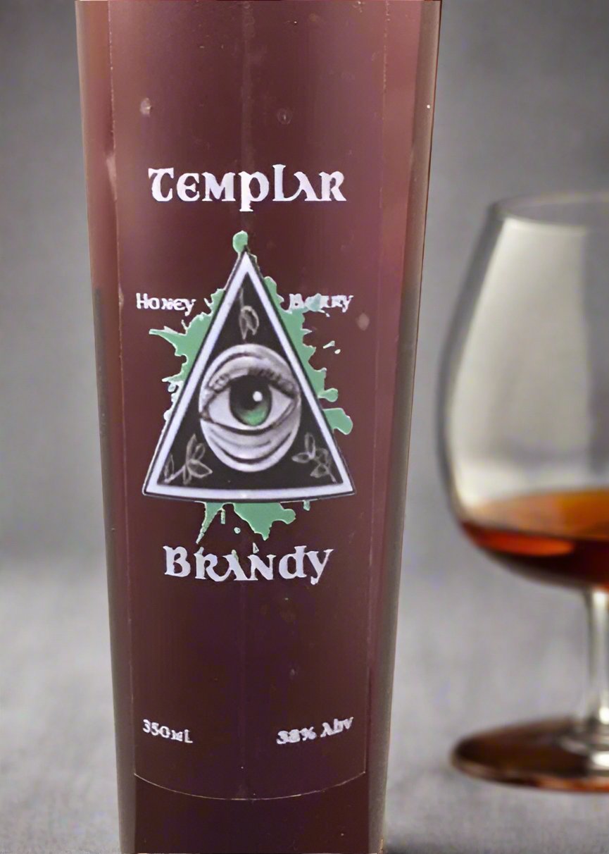 Templar Brandy ( Honey Berry Wash ) 38%abv 350ml 3yr Old