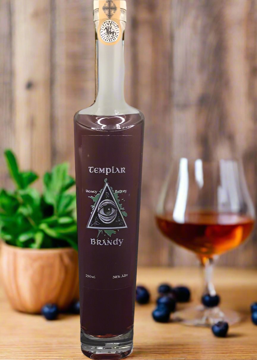 Templar Brandy ( Honey Berry Wash ) 38%abv 350ml 3yr Old