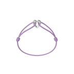 Silver Heart Cord Bracelet