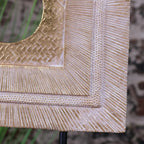 Kudi Luxury Gold Home Ornament Square Shape 38cm