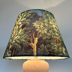 Forbidden Forest Velvet Steep Empire Lampshade | Handmade Ceiling Light Shade | UK