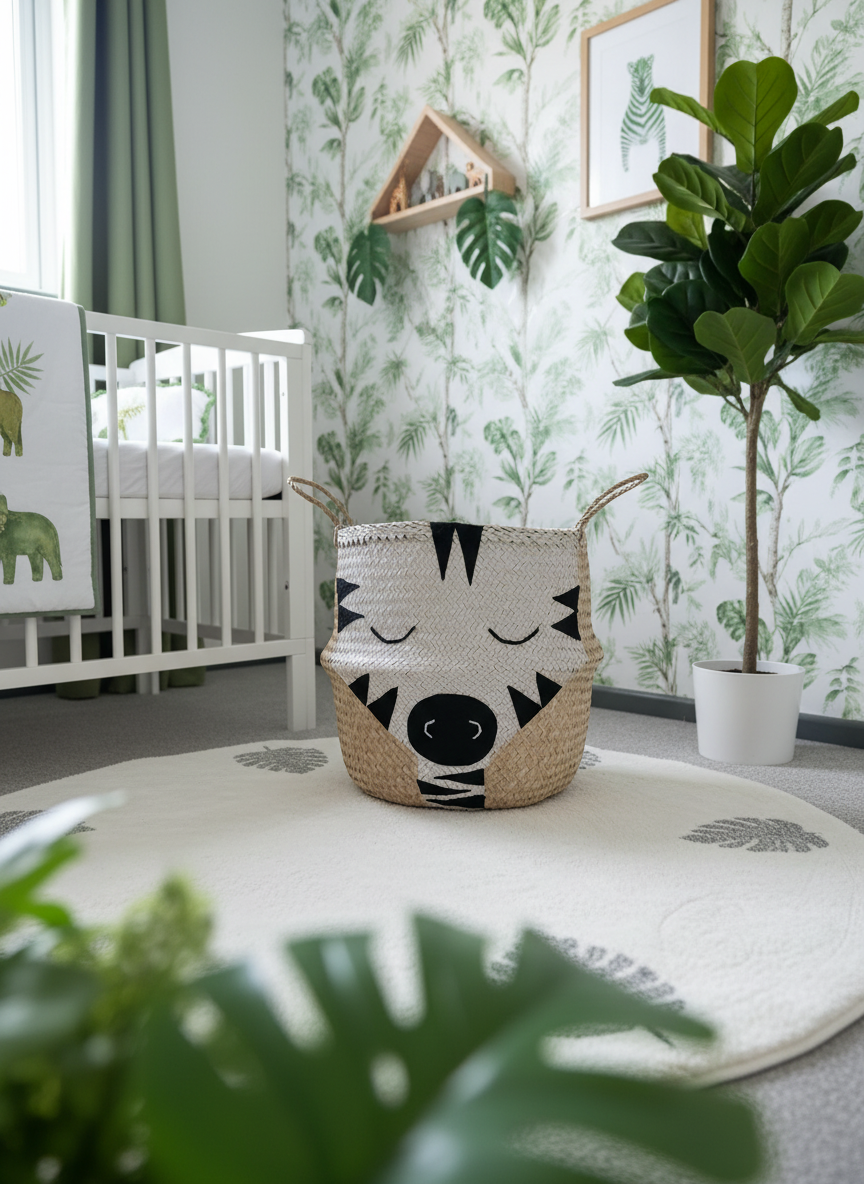 - Zebra Basket - Extra Large