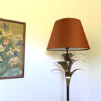 Burnt Orange Velvet Steep Empire Lampshade | Handmade Ceiling Light Shade | UK