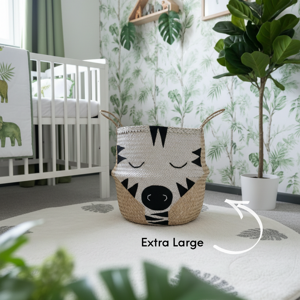 - Zebra Basket - Extra Large