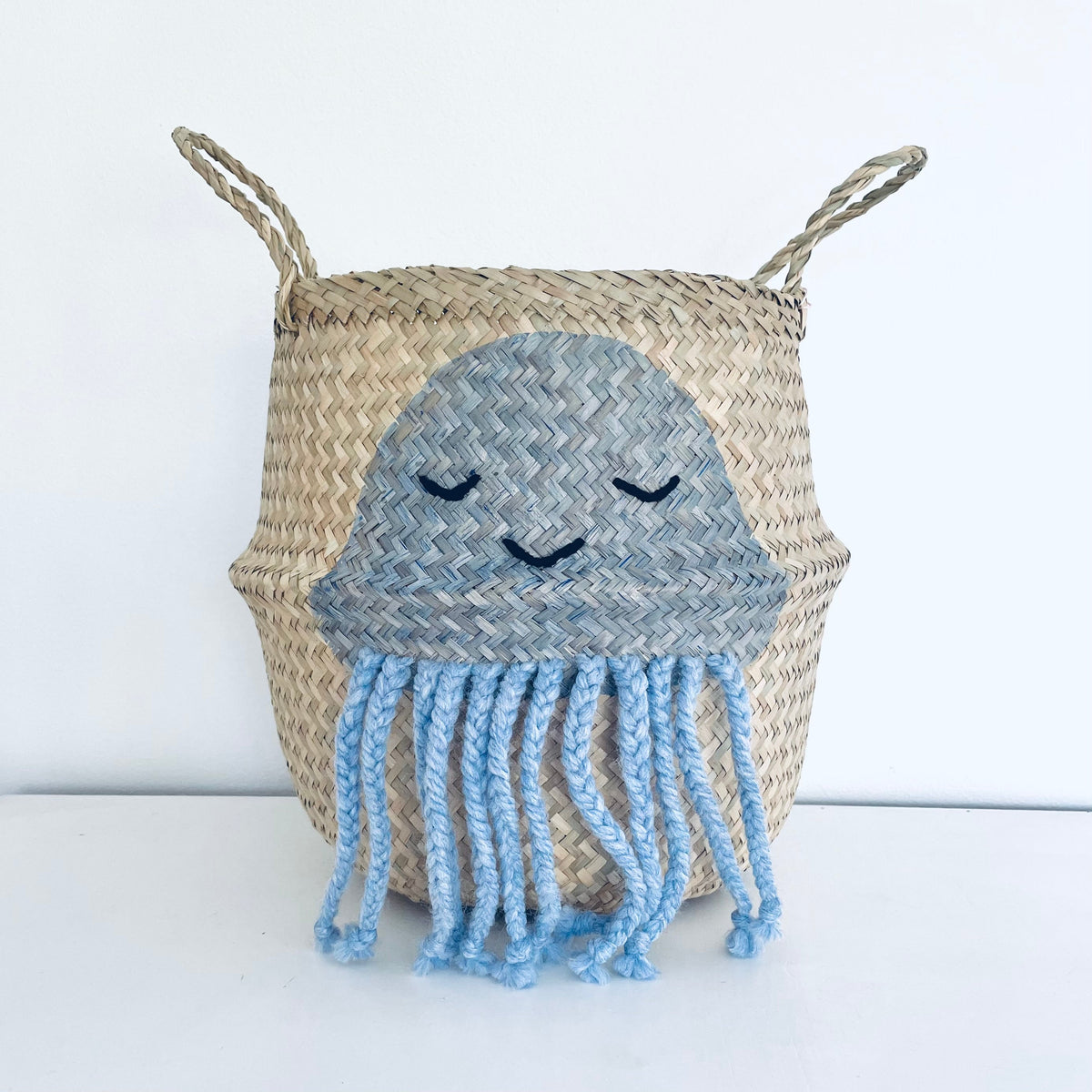 - Blue Jellyfish Basket - Large
