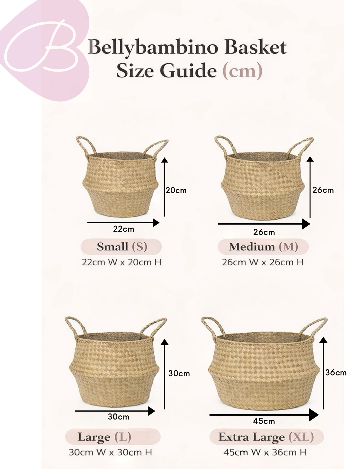 - Pink tassel rainbow basket - Large