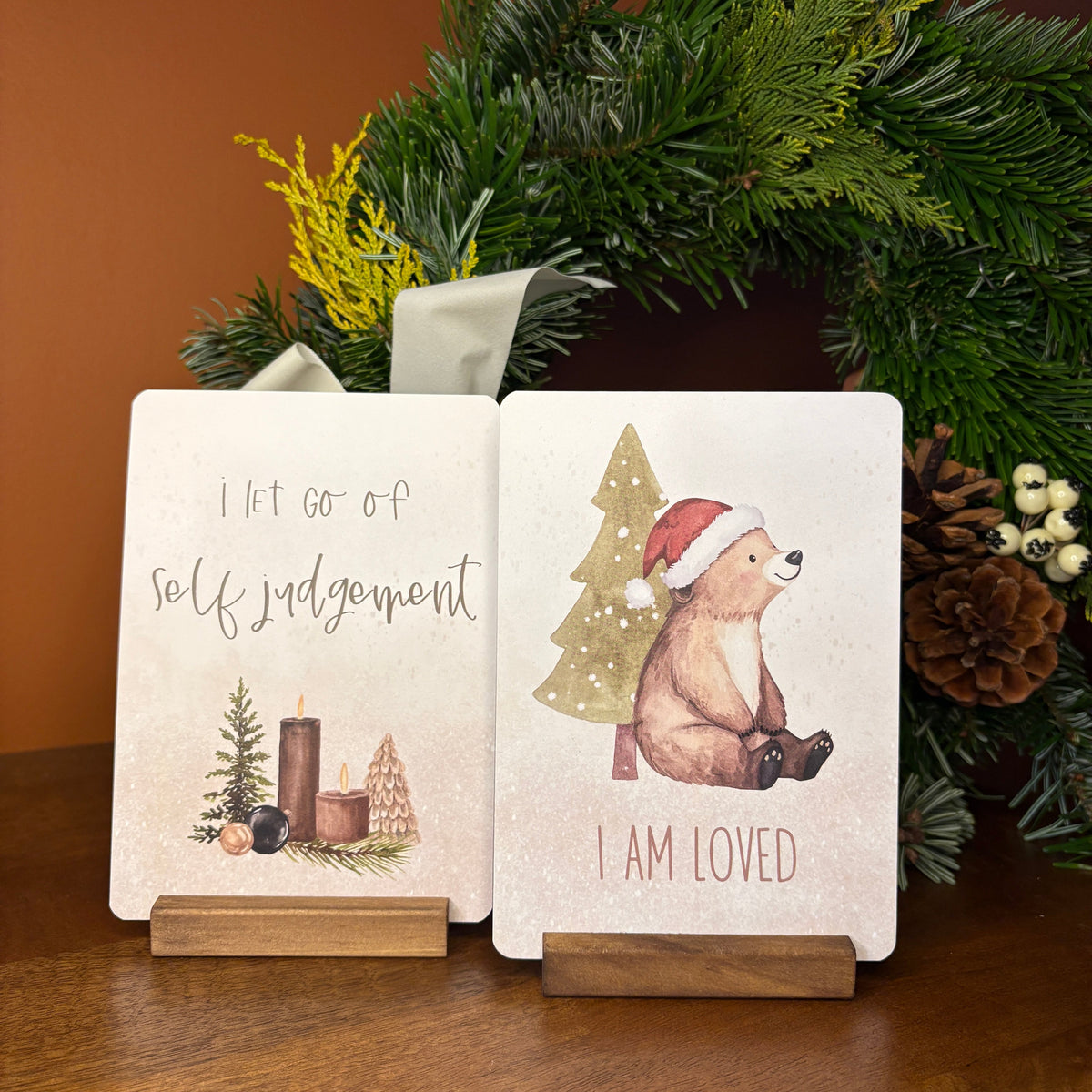Festive Affirmation Duo Cards (Adult & Child)