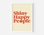 Shiny Happy People (R.E.M. inspired) A4 Lyric Print
