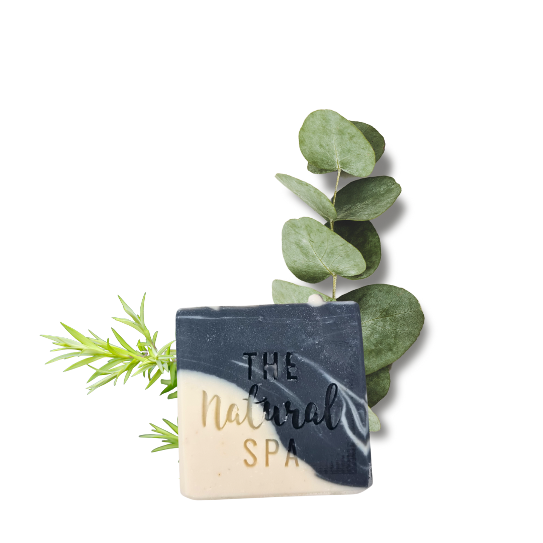 - Into the Night Soap Bar | Tea Tree, Eucalyptus & Charcoal Natural Handcrafted Soap | Vegan, Plastic-Free Skincare | 3 Styles Available