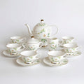 Ivory Camellia Tea Set - Service for 6 (15 Pieces)