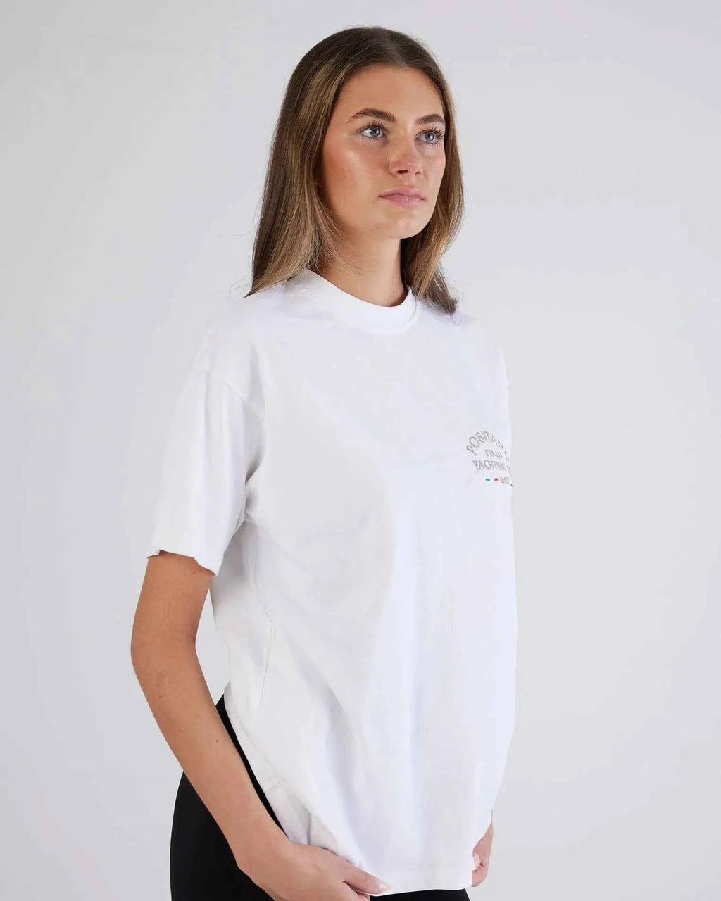 Positano Small Logo T-Shirt White