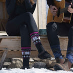 Ladies Thin Extra Long Lightweight Knee High Thermal Socks