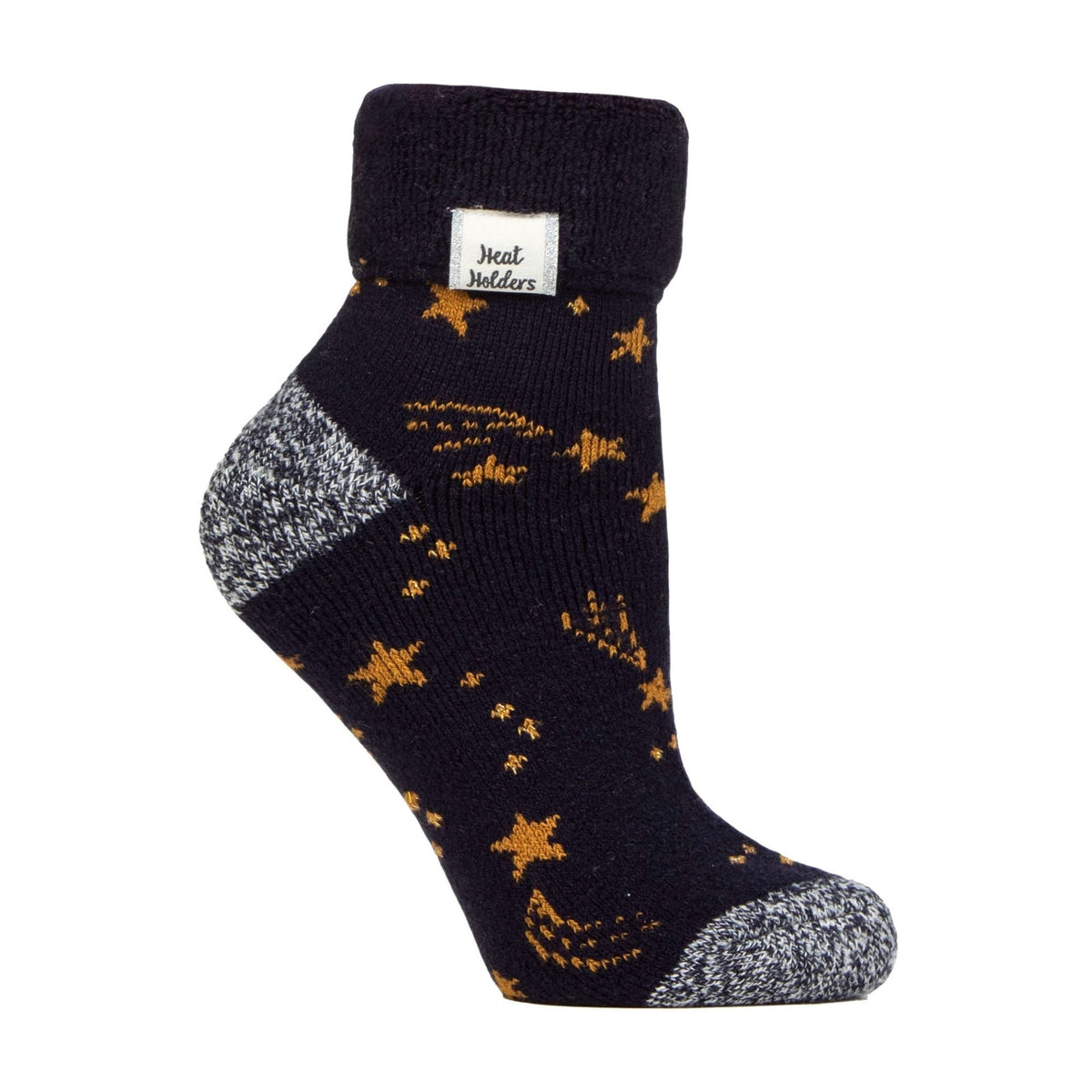 Cozy Turn-Over Cuff Lounge Socks | Warm Winter Socks for Women
