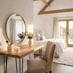 LARIA Oak Makeup / Dressing Table