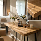 LARIA Oak Makeup / Dressing Table