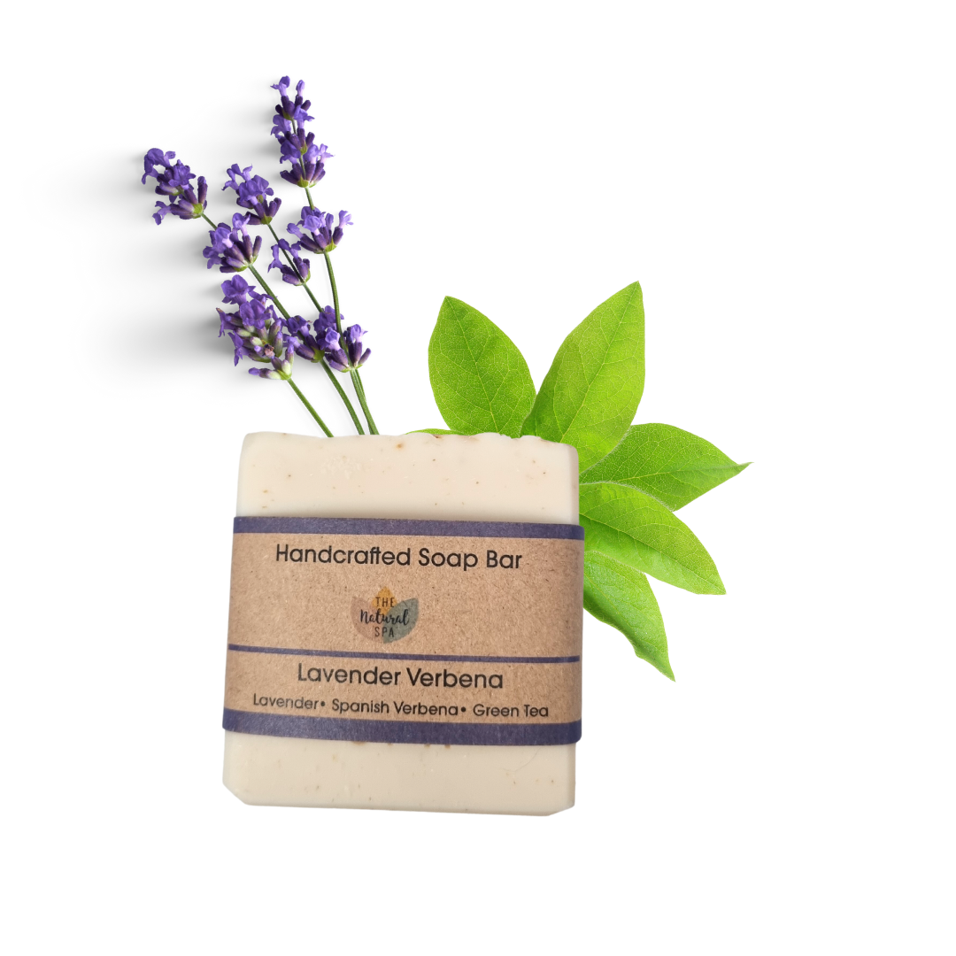 - Lavender Verbena Soap Bar | Spanish Verbena & Lavender Natural Handcrafted Soap | Vegan, Plastic-Free Skincare | 3 Styles Available