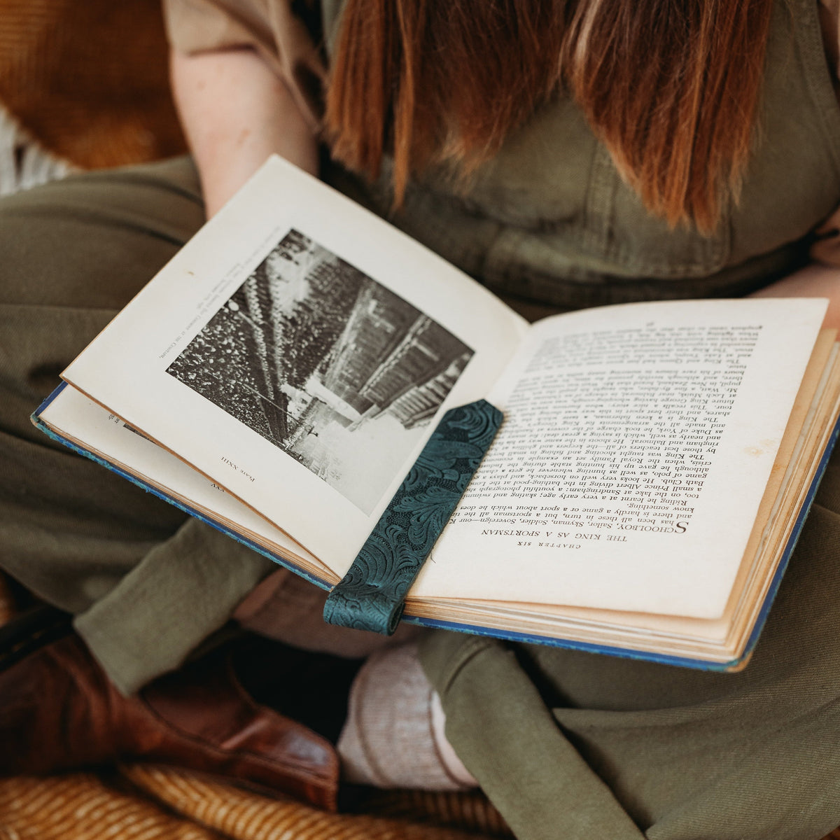 - Botanical Leather Bookmarks