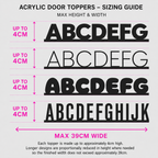 MATCH DAY HQ door topper and door tag