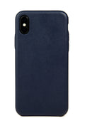 iPhone X Case, Navy Leather