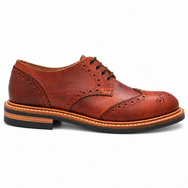 Oundle | Men's Brogue Shoe | Tan