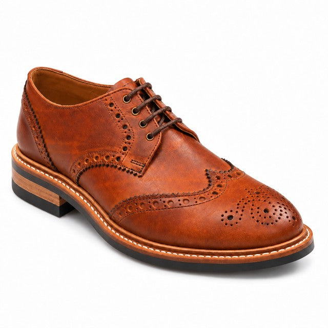 Oundle | Men's Brogue Shoe | Tan