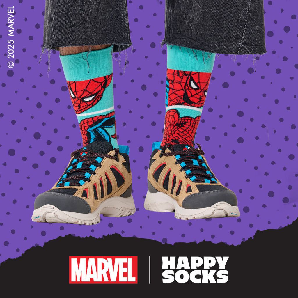 Mens Marvel Web-Slinger Novelty Socks | Gift Idea