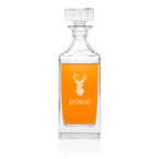 Personalised Timeless Stag Square Decanter