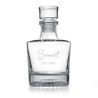 Personalised Elegance Signature Round Decanter