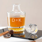 Personalised Elegance Initials Round Decanter