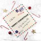 Personalised Nostalgic International Mail Christmas Box