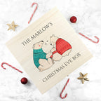 Personalised Polar Bear Christmas Eve Box