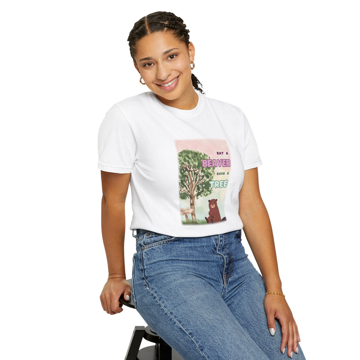 "Eat A Beaver Save A Tree" T-Shirt