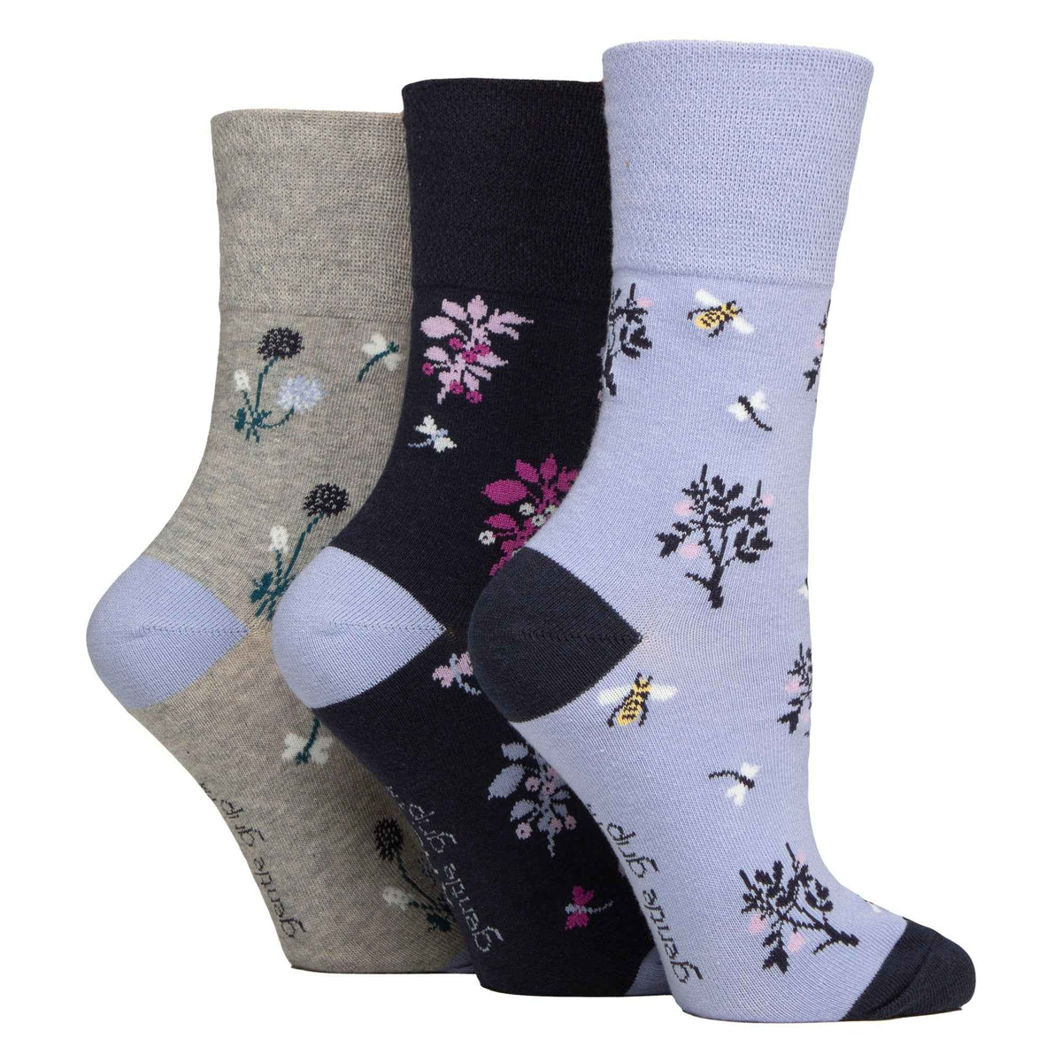 6 Pairs Ladies RHS Non Elastic Soft Top Diabetic Socks