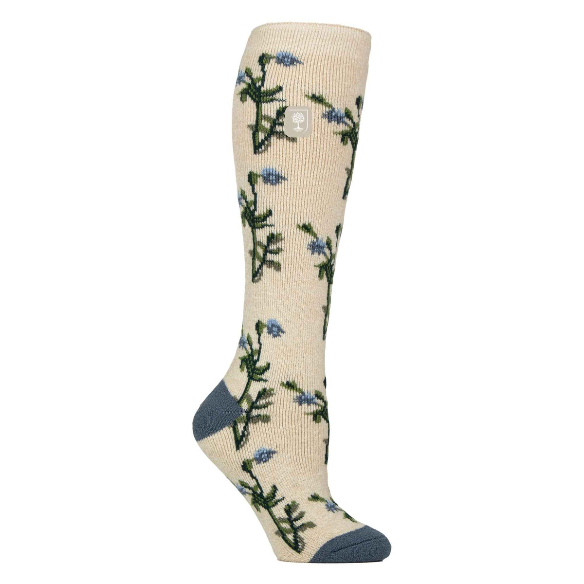 RHS Long Wellington Boots Socks For Women | Floral Welly Socks