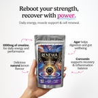 Renewa x60 Gummies | Creatine + Curcumin