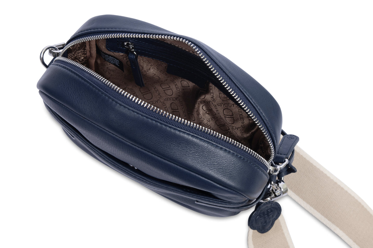 Laura Leather Camera Bag - Handmade by Saddler – Compact, Stylish & Practical