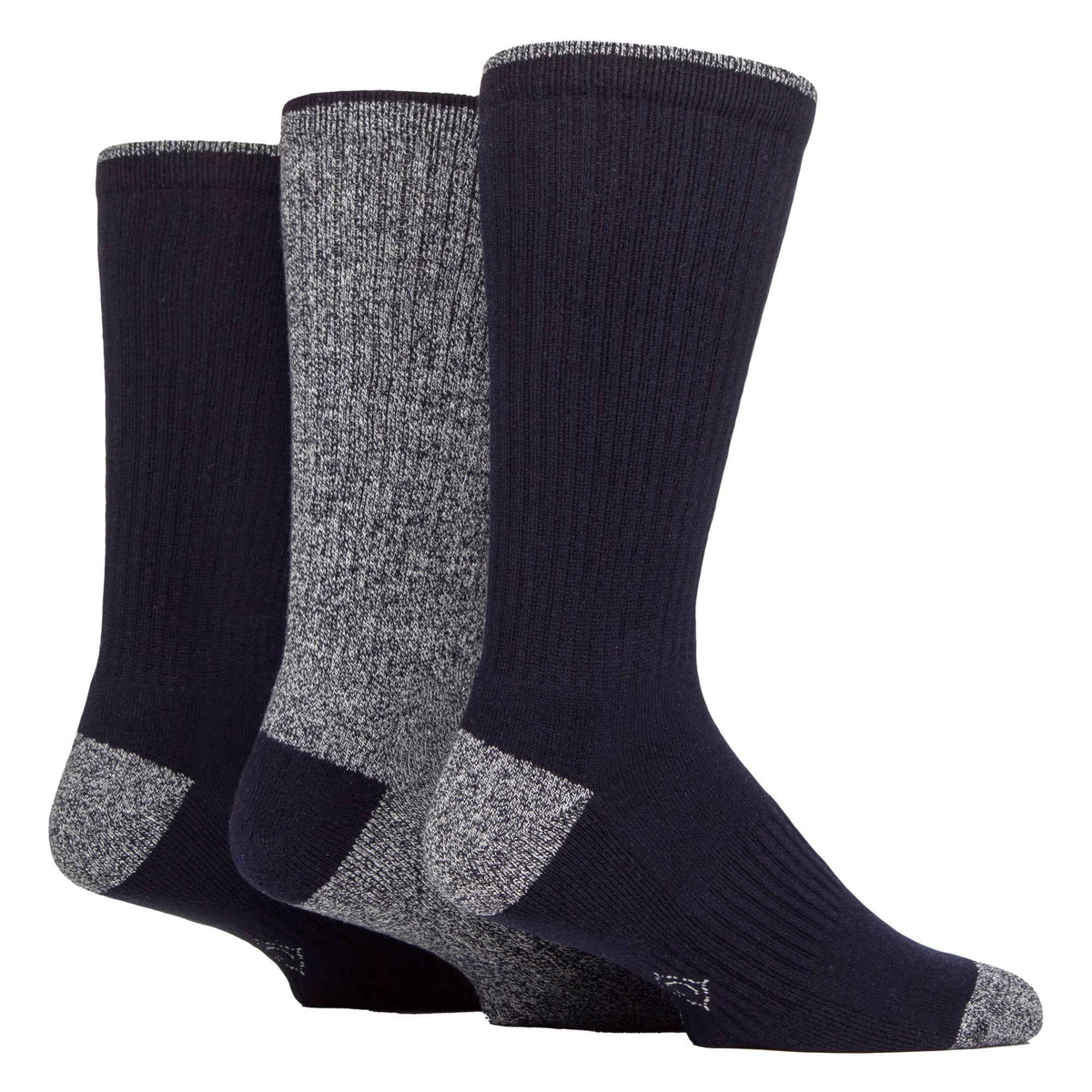 3 Pairs Mens Water Repellent Midweight Outdoor Socks for Hiking & Walking