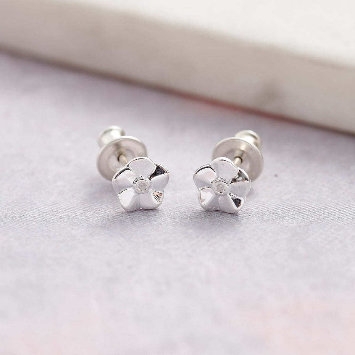 - Forget-Me-Not Tiny Silver Stud Earrings