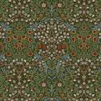 William morris Blackthorne cotton cushion, scatter cushions