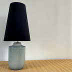 Black Velvet Lampshade | Extra Tall Cone Light Shade | Bespoke Handmade UK