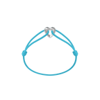 Silver Heart Cord Bracelet