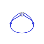 Silver Heart Cord Bracelet