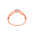 Silver Heart Cord Bracelet