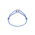 Silver Heart Cord Bracelet