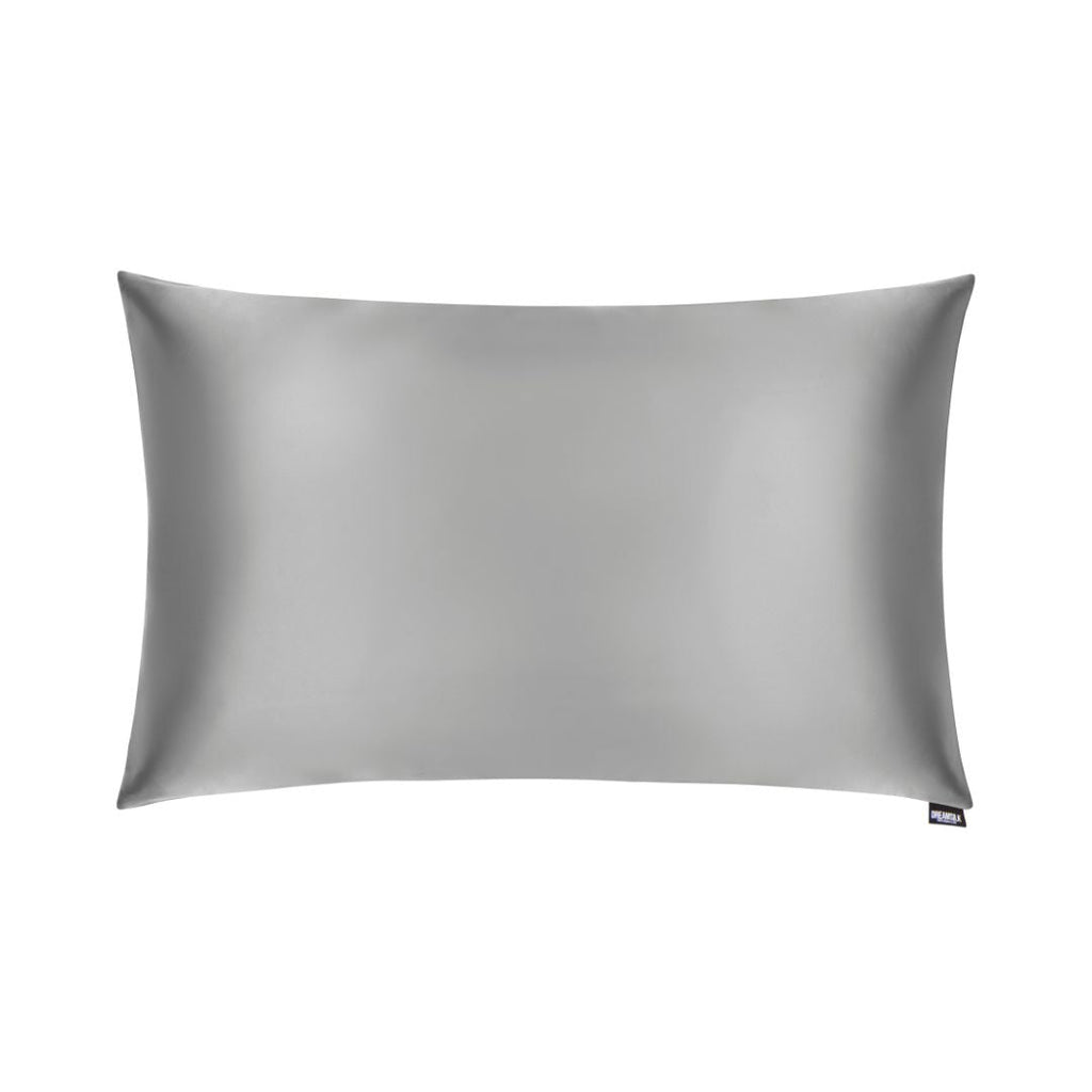 Silver Silk Pillowcase - Standard