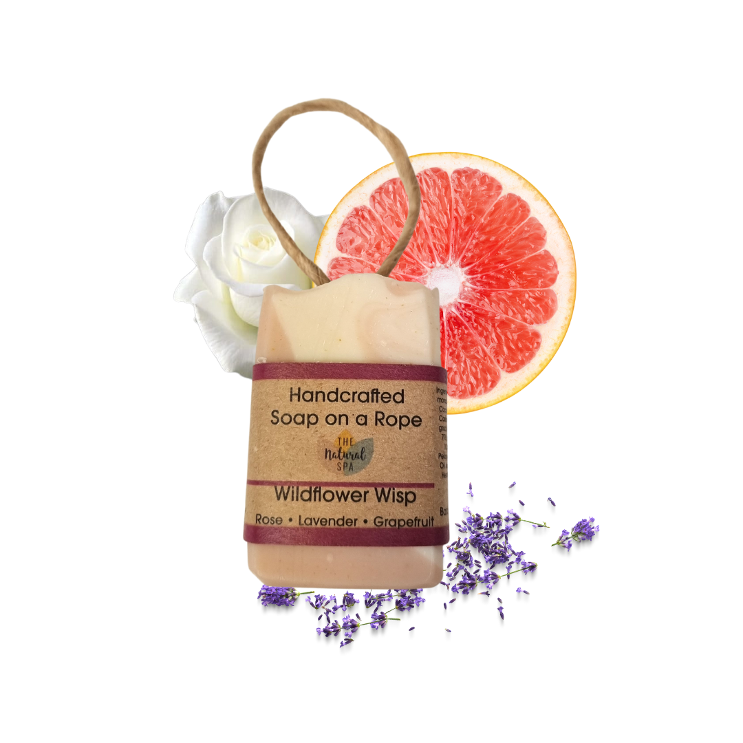 - Wildflower Wisp Cold Process Soap | Rose, Lavender & Grapefruit Natural Handcrafted Soap | Vegan, Plastic-Free Skincare | 3 Styles Available