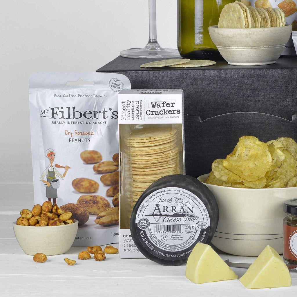 Wine and Cheese Hamper with Charity Donation