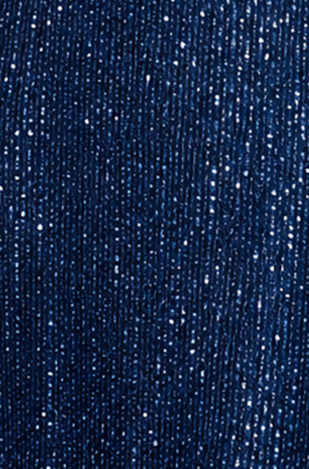 Yumi Navy Sequin Long Sleeve Midi Dress