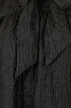 Yumi Black Scarf Tunic Dress