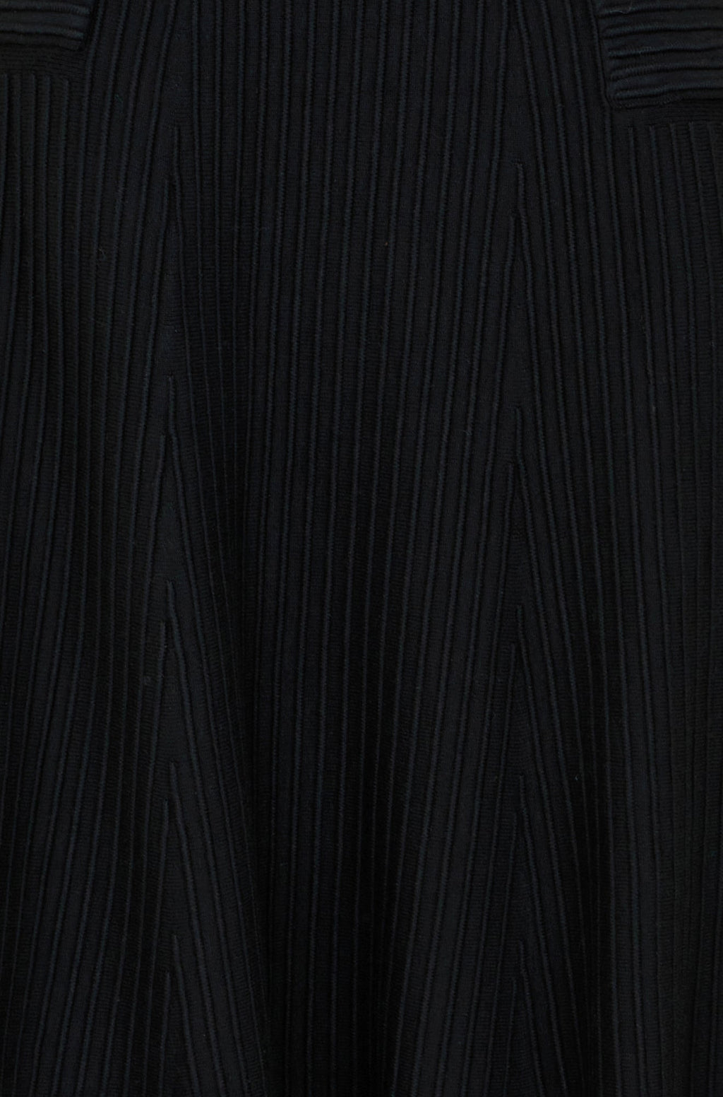 Yumi Black Knitted Midi Skirt With Pockets
